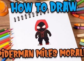 How to Draw Spiderman Miles Morales with Parikshet and Kids Fun Learn Club