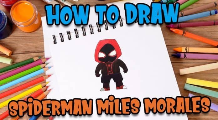 How to Draw Spiderman Miles Morales with Parikshet and Kids Fun Learn Club