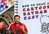 आसान कार्टून बैटमैन कैसे draw करें | How to draw easy cartoon batman