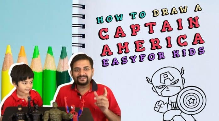 Captain America बच्चों के लिए कैप्टन अमेरिका कैसे बनाएं