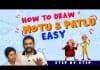 Motu aur Patlu : कैस ड्रा करे स्टेप बाय स्टेप मोटू और पटु | How to draw step by step Motu & Patlu
