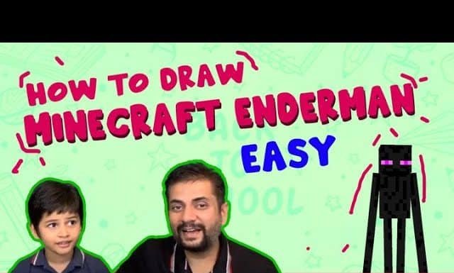 Draw Minecraft Enderman