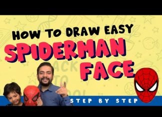 Draw Spider man Face with Parikshet