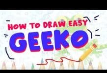 PJ Masks Geeko : How to draw step by step Geeko for Kids by KidsFunLearnClub | Drawing Tutorial