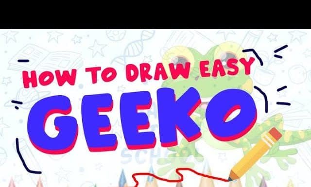 PJ Masks Geeko : How to draw step by step Geeko for Kids by KidsFunLearnClub | Drawing Tutorial