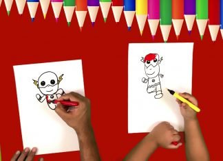 Kid Flash Cartoon with Parikshet How to Draw Kid Flash Cartoon with Parikshet and Kids Fun Learn Club