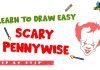 Draw Scary Pennywise