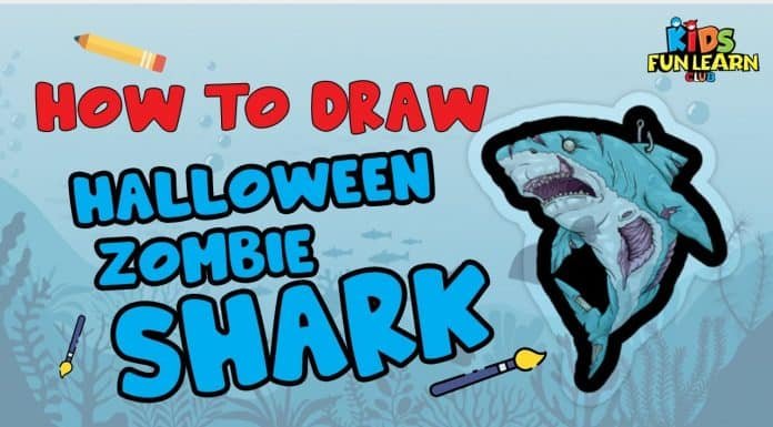 Halloween Zombie Shark