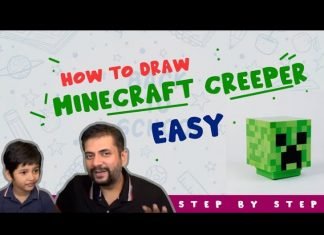 Draw Minecraft Creeper