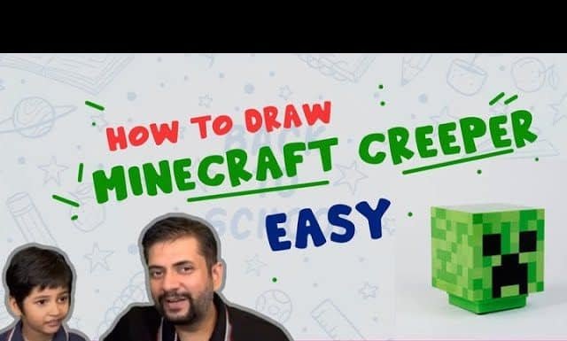 Draw Minecraft Creeper