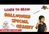 Halloween Special Granny : Learn to draw easy drawings with Parikshet and Kids Fun Learn Club
