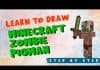 Minecraft Zombie Pigman : Learn to draw zombie pigman for kids with Kids Fun Learn Club