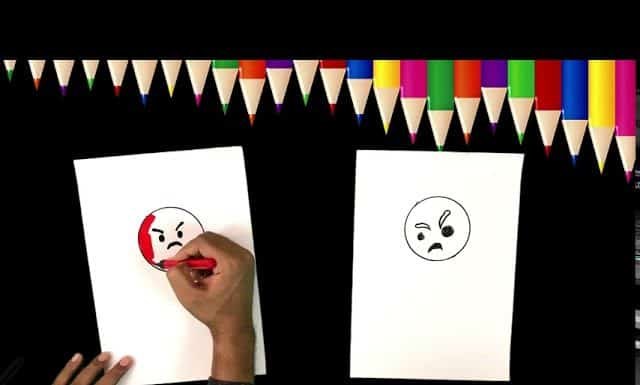 Angry Emoticon Emoji with Parikshet How to draw Angry Emoticon Emoji with Parikshet at Kids Fun Learn Club