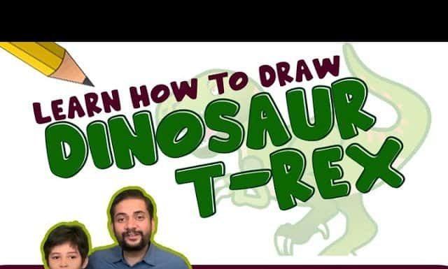 Dinosaur T-Rex Dinosaur T-Rex : Learn how to draw easy step by step T Rex by KidsFunLearnClub