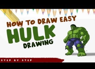 Superhero HULK Superhero HULK: How to draw easy HULK drawing for kids by KidsFunLearnClub