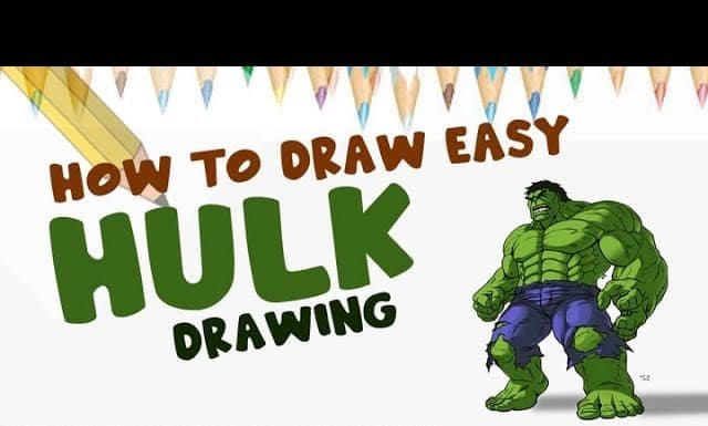 Superhero HULK Superhero HULK: How to draw easy HULK drawing for kids by KidsFunLearnClub