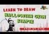 Halloween Grim Reaper Halloween Grim Reaper : Learn easy drawing with Parikshet from Kids Fun Learn Club