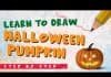 Halloween Pumpkin : Learn to draw the halloween pumpkin with Parikshet and Kids Fun Learn Club