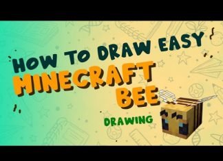 Draw Minecraft Bee