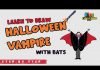 Vampire with Bats How to draw a Vampire with Bats | Parikshet from Kids Fun Learn Club