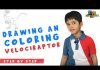 Drawing and Coloring Velociraptor Jurassic World – Dinosaurs Coloring Page For Children