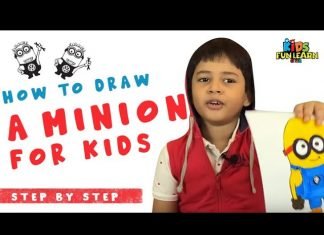 How to Draw a Minion with Parikshet and Kids Fun Learn Club