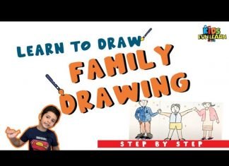 Family Drawing for your family : Learn with Parikset and Kids Fun Learn Club