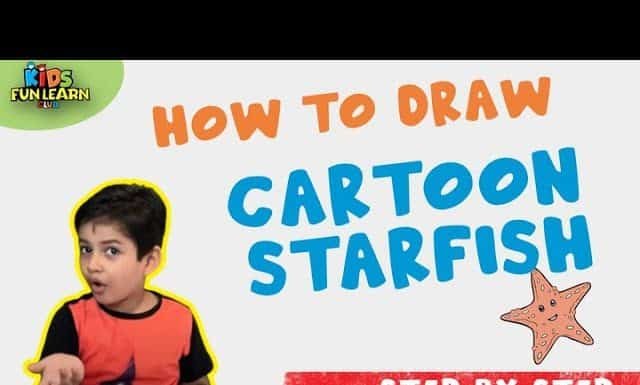 How to Draw a Cartoon Starfish