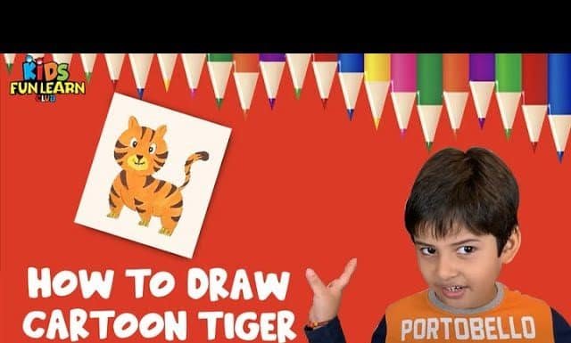Draw Cartoon Tiger Cub