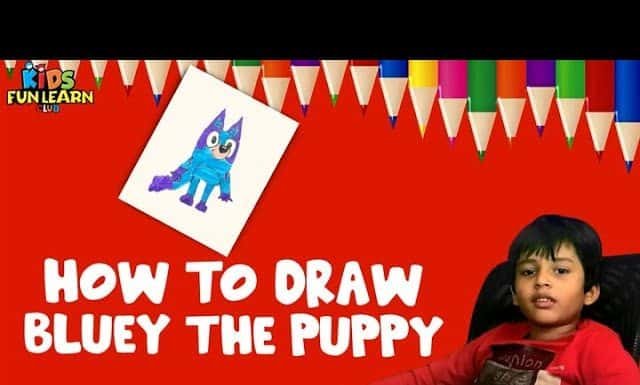 Draw Bluey the Puppy