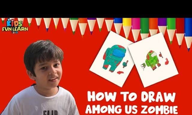 Draw Among Us Zombie