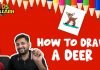 Draw a deer How to Draw a Cute Deer Step by Step Tutorial for Kids and Beginners