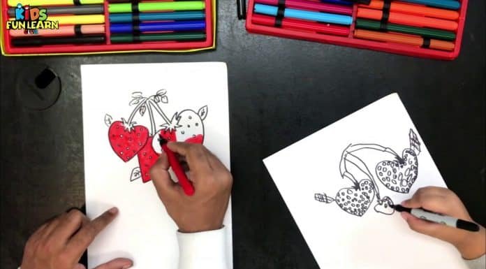 Learn How to Draw and Color Strawberry