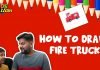 How to Draw a Fire Truck Step by Step Tutorial for Kids