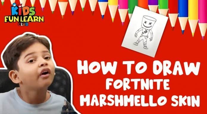 Draw a Fortnight Marshmallow Skin