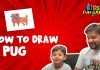 How to Draw easy Pug step by step for Kids| Drawing Tutorials for Kids!