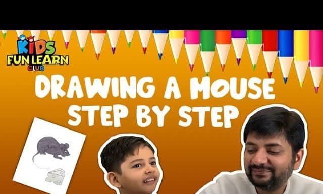 Draw a mouse step by step