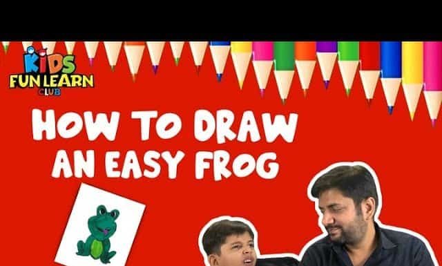 Draw an easy frog How to draw a Frog Easily – Step by Step Tutorial for Kids