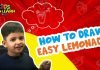 How to Draw easy Lemonade step by step for Kids| Drawing Tutorials for Kids!