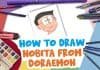 How to draw Nobita from Doraemon How to Draw easy Nobita step by step for Kids| Drawing Tutorials for Kids!
