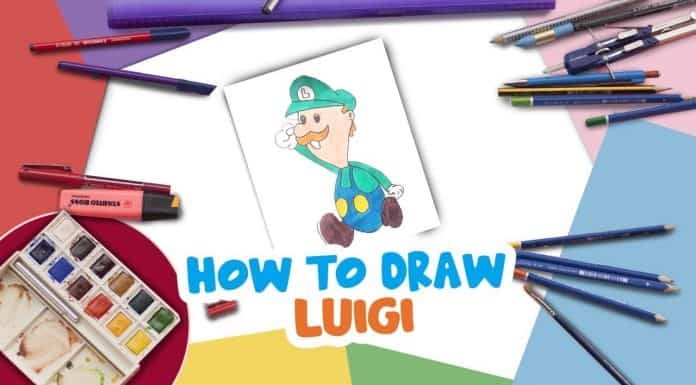 How to draw luigi How to Draw easy Luigi step by step for Kids| Drawing Tutorials for Kids!