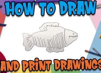 How to Draw easy Hand Print step by step for Kids | Drawing Tutorials for Kids!