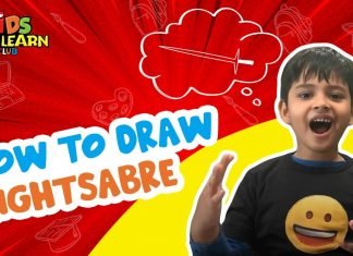 How to draw lightsabre