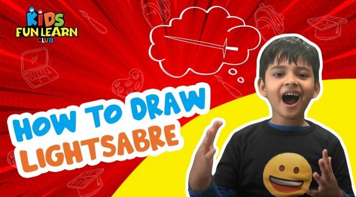 How to draw lightsabre