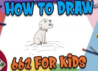 Easy drawing with no 662 for kids by Kids Fun Learn Club