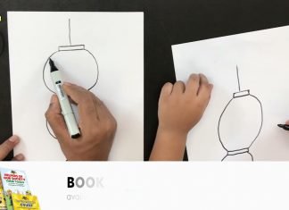 How to draw Chinese Lantern step by step tutorial for Kids | Easy Drawing Tutorials with Parikshet