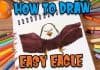 How to Draw easy Eagle step by step for Kids Drawing Tutorials for Kids!