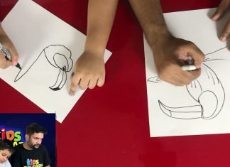 How to Draw easy Toucan Bird step by step for Kids | Drawing Tutorials for Kids!