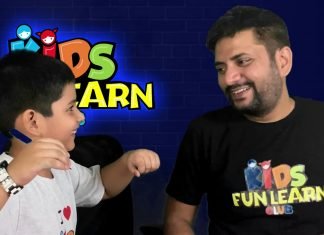 How to Draw Baby Seahorse for Kids with Parikshet and Kids Fun Learn Club