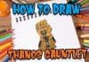 How to draw Thanos Gauntlet | Super Heroes | Drawings with Parikshet and Kids Fun Learn Club